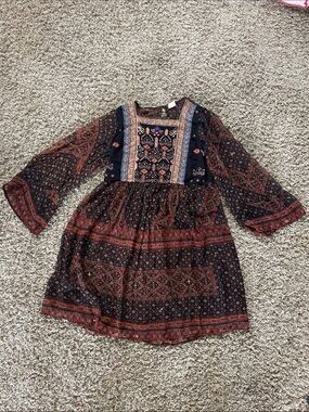 Anthropologie - Akemi + Kin Munro Embroidered and Beaded Tunic Dress